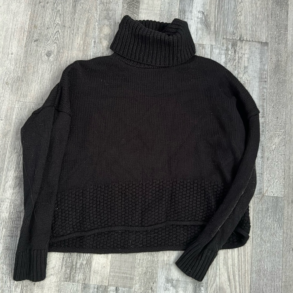 Black Madewell Turtleneck Sweater